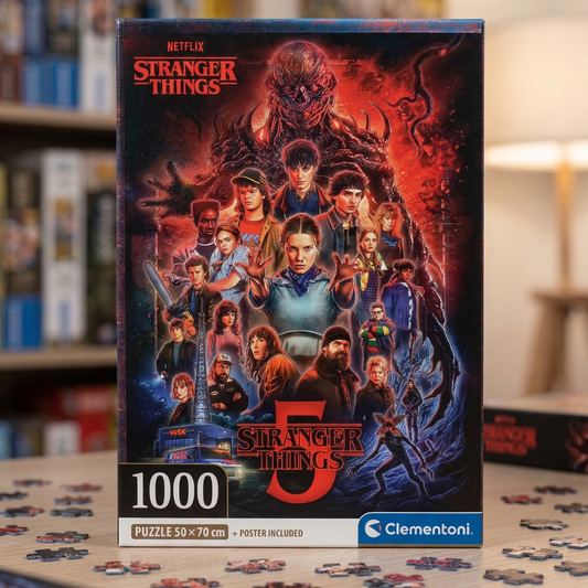 Clementoni - Puzzle - Stranger Things - 1000 Pezzi- Puzzle Adulti, Made In Italy