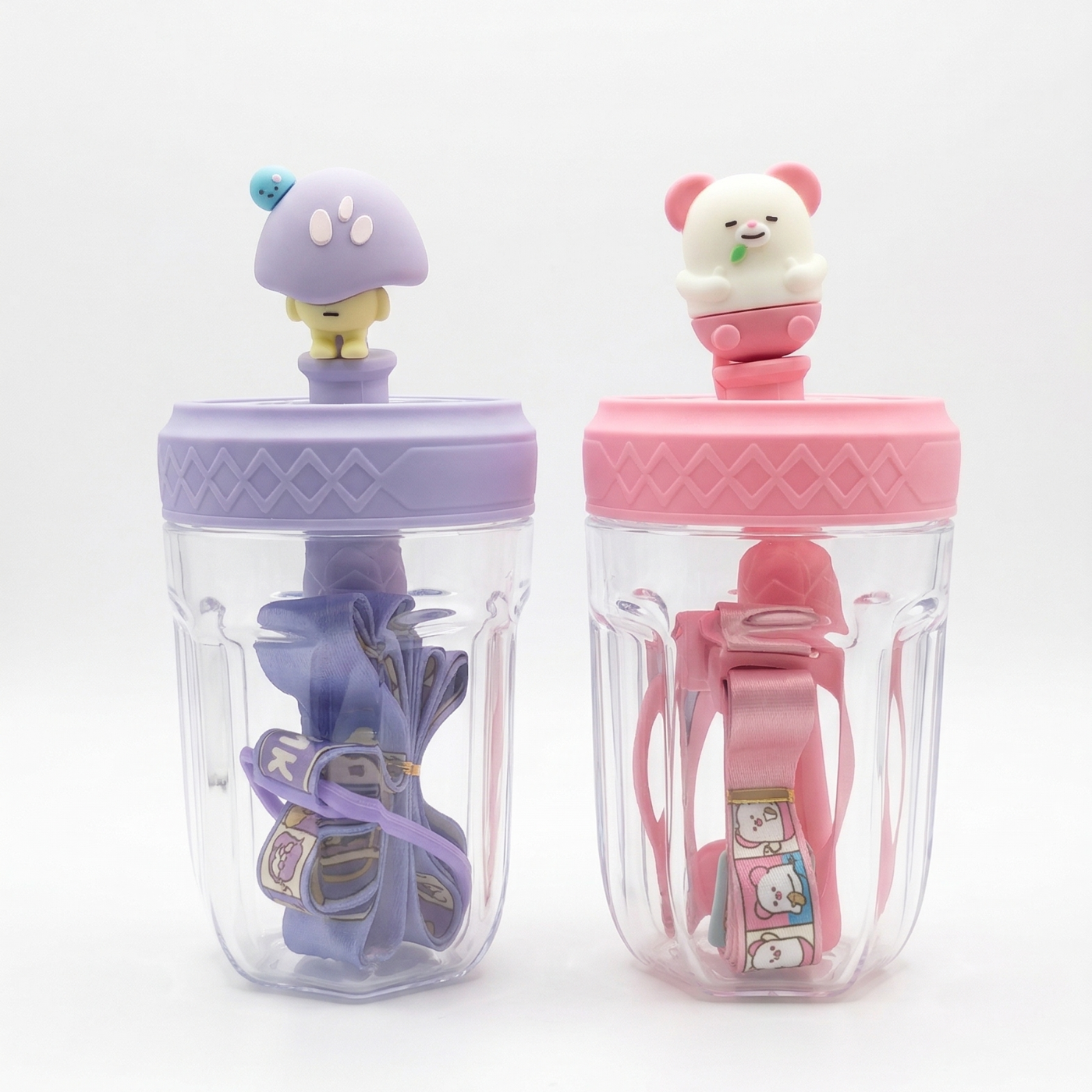 Borraccia con Cannuccia per Bambini - 350ml