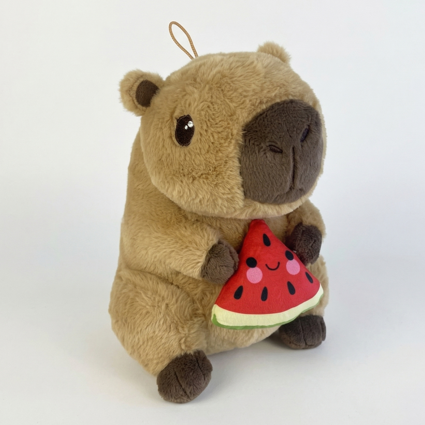 Peluche Capibara con Frutta 30cm - Morbido Pupazzo da Collezione