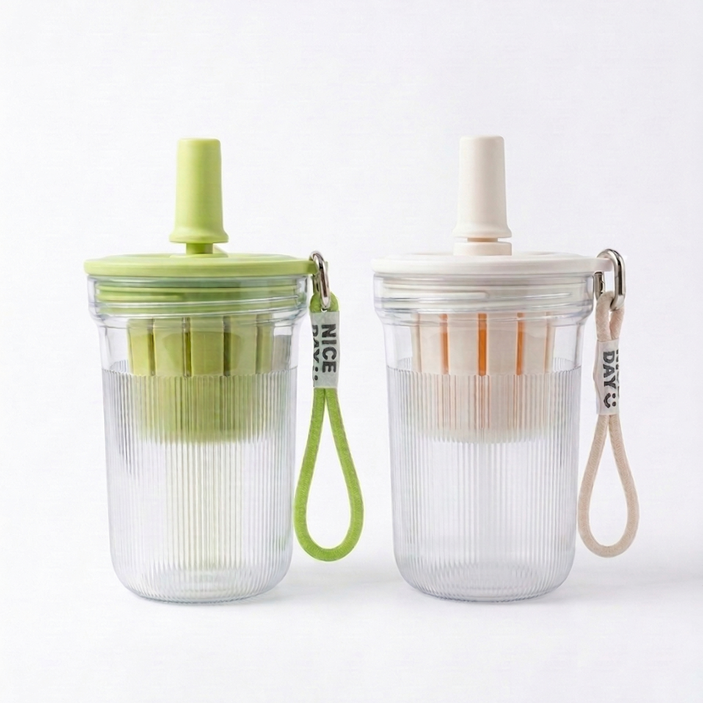 Borraccia Trasparente con Cordino - 500ml