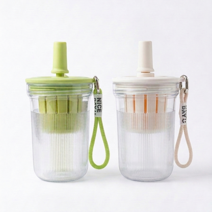 Borraccia Trasparente con Cordino - 500ml