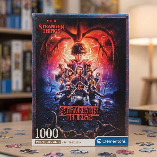 Clementoni - Puzzle - Stranger Things - 1000 Pezzi- Puzzle Adulti, Made In Italy