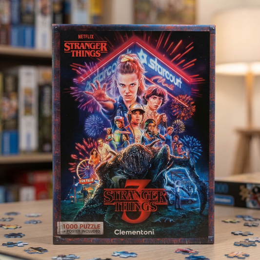 Clementoni - Puzzle - Stranger Things - 1000 Pezzi- Puzzle Adulti, Made In Italy