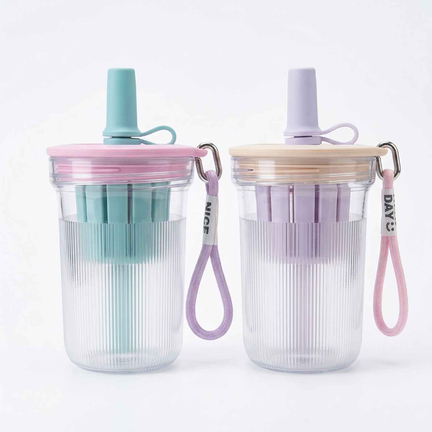 Borraccia Trasparente con Cordino - 500ml