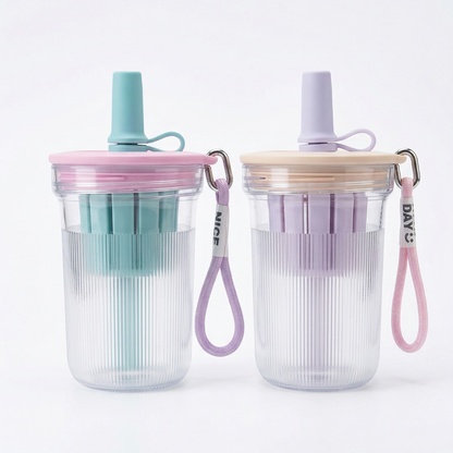 Borraccia Trasparente con Cordino - 500ml