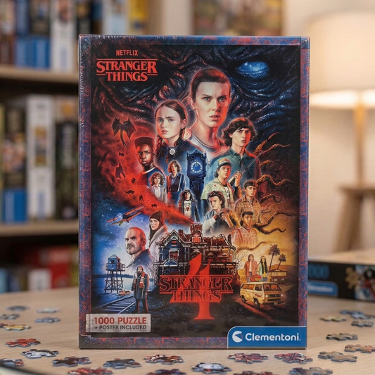 Clementoni - Puzzle - Stranger Things - 1000 Pezzi- Puzzle Adulti, Made In Italy