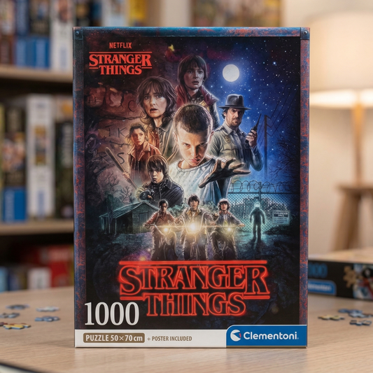 Clementoni - Puzzle - Stranger Things - 1000 Pezzi- Puzzle Adulti, Made In Italy