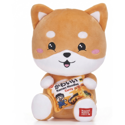 Peluche Kawaii con Ramen Noodle - Cane, Gatto e Panda Super Squishy
