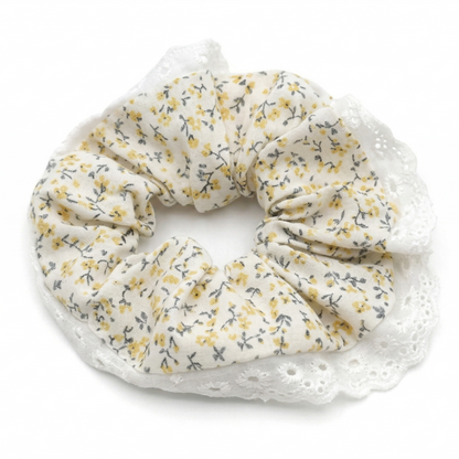 Elastico Scrunchie Fantasia a Fiori - Stile Vintage e Romantico