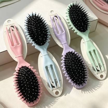 Spazzola per Capelli Pneumatica - Districante e Massaggiante, Color Pastello