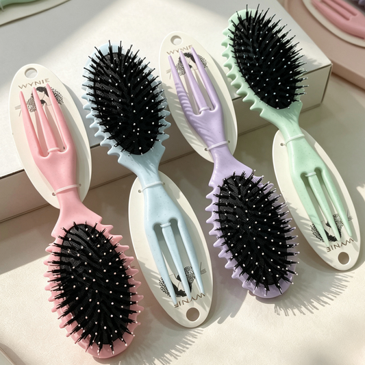 Spazzola per Capelli Pneumatica - Districante e Massaggiante, Color Pastello