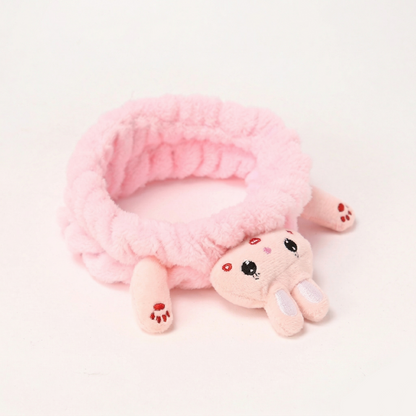 Fascia Trucco Animali Peluche - Morbida Spugna per Lavaggio Viso