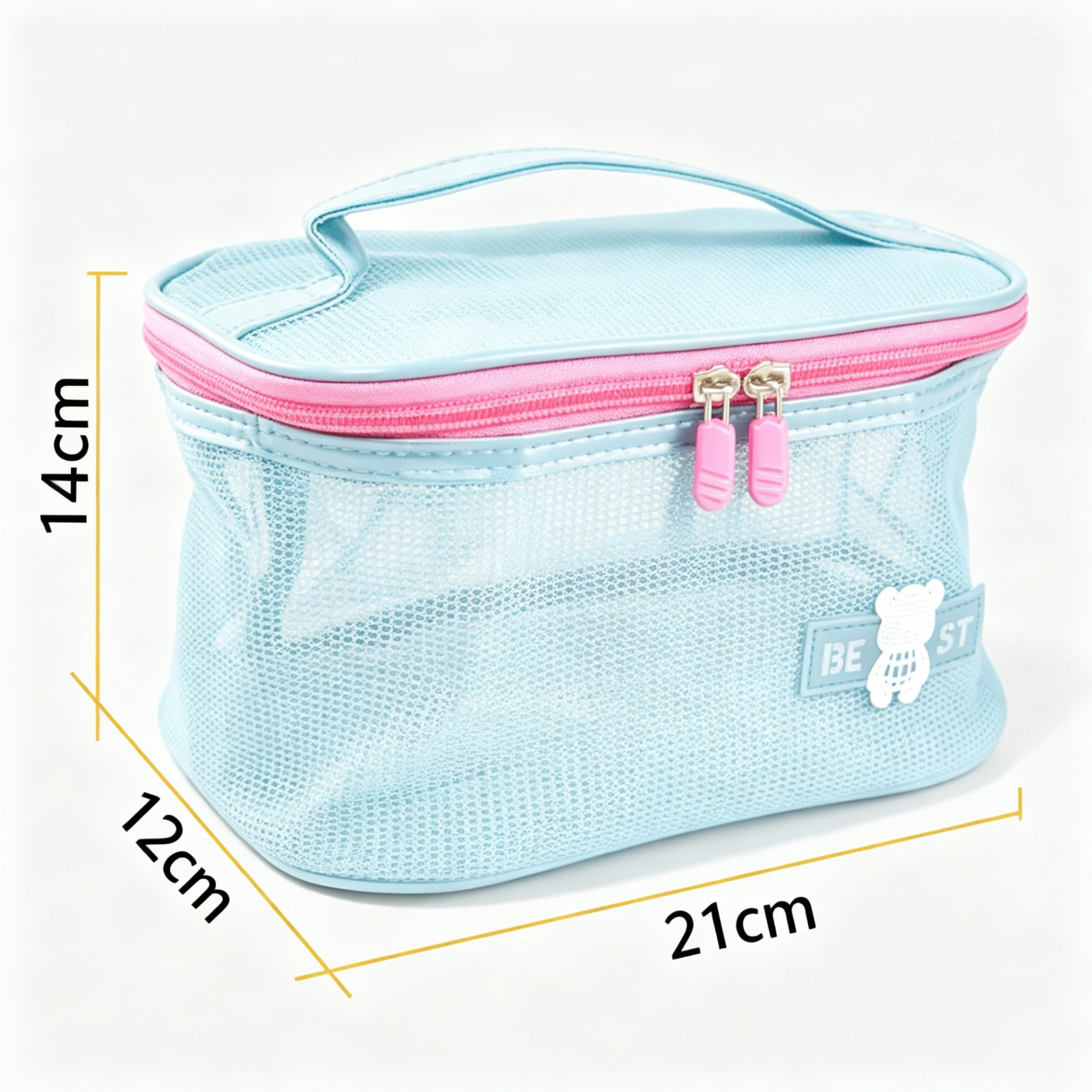 Borsa da Toilette in Rete Traspirante - Organizer Trucco e Viaggio