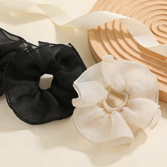 Scrunchie Organza Trasparente - Accessorio Capelli Romantico
