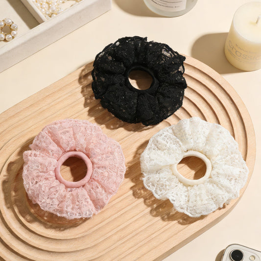 Scrunchie di Pizzo Retro - Vari Colori Disponibili