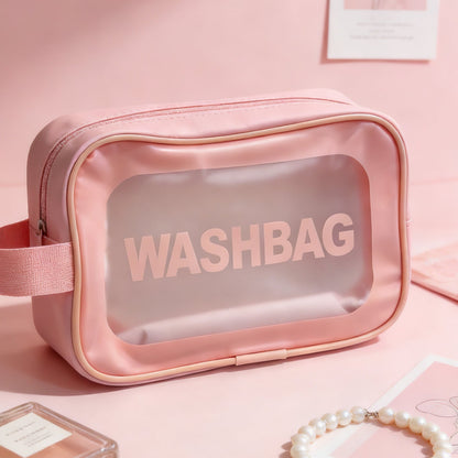 Beauty Case Trasparente Impermeabile - Borsa Trucchi da Viaggio