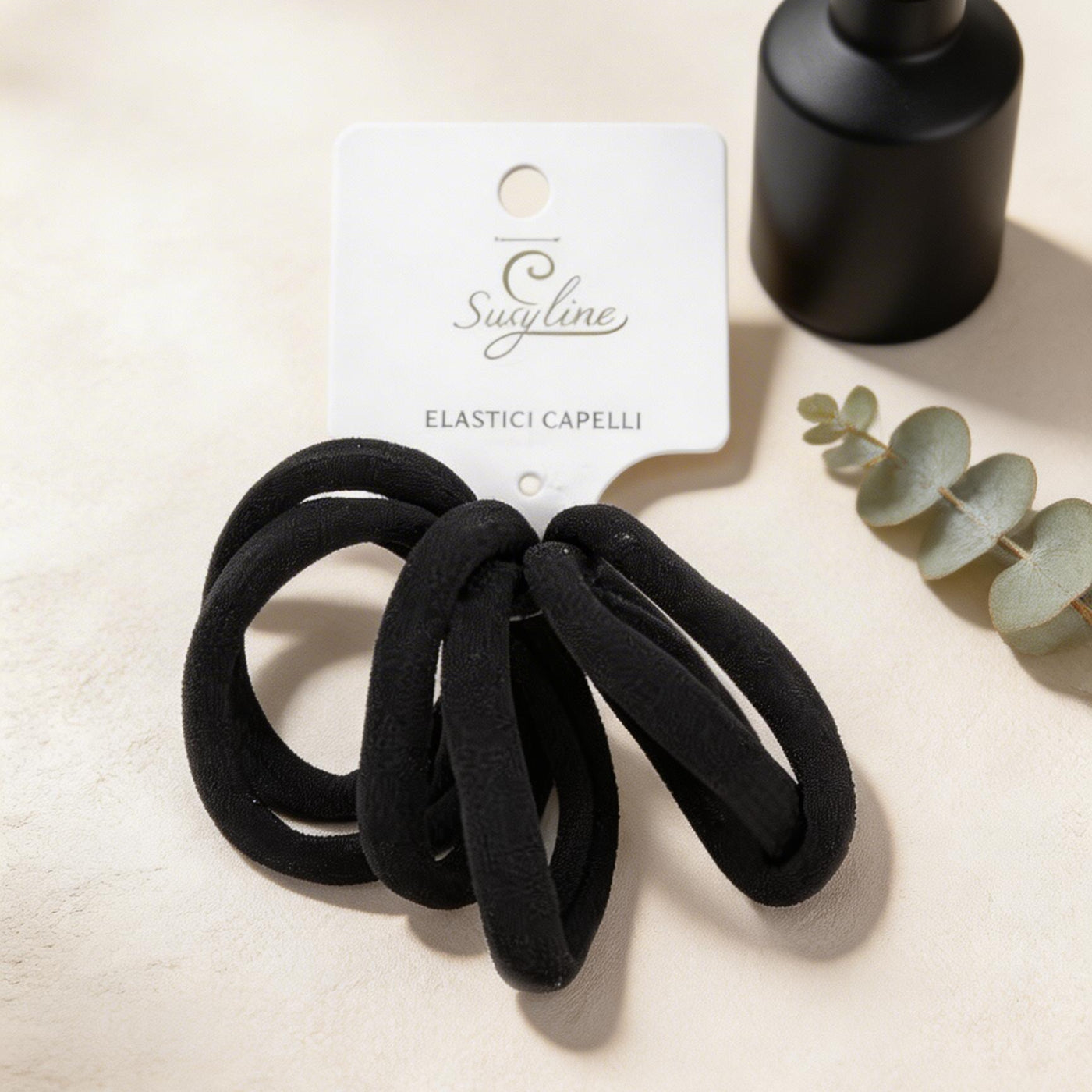 Set Elastici Neri di Base - Accessori Capelli Senza Metallo