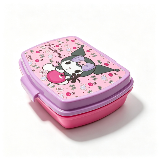 Portamerenda Kuromi scatola porta merenda scuola 17x11.5x5.5 cm - vista frontale