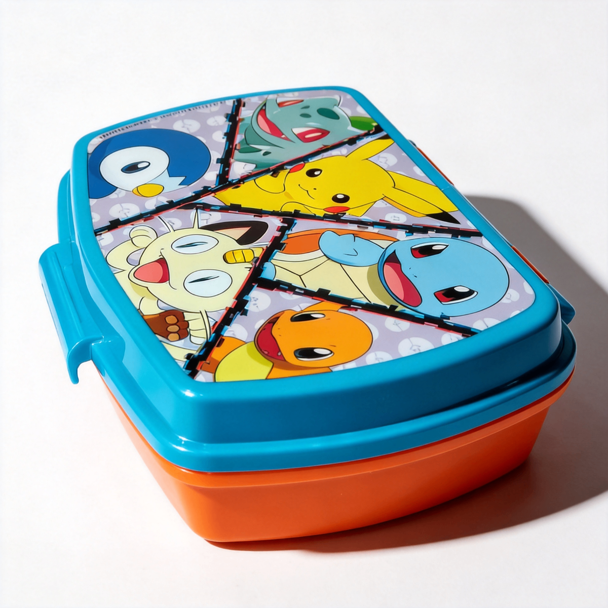 Portamerenda Pokémon Pikachu scatola porta merenda scuola 17x11.5x5.5 cm - vista frontale