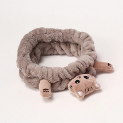 Fascia Trucco Animali Peluche - Morbida Spugna per Lavaggio Viso