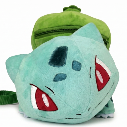 Zaino in peluche Bulbasaur 35cm - vista frontale