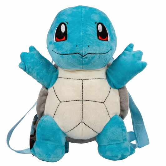 Zaino in peluche Squirtle 35cm - vista frontale
